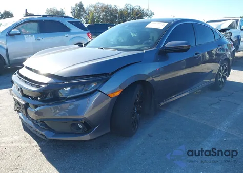 2020 Honda Civic Sport z USA, uszkodzony, nr VIN 2HGFC2F88LH567472